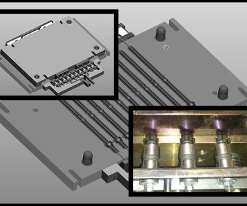 CNC szerszámgyártás: 3D tervezés, kábelátvezető szerszám